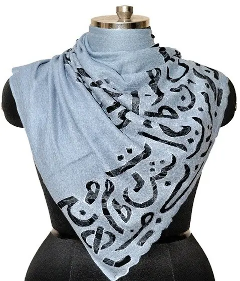 Viscose Wool Micron Diamond Dyed Shawls(70%Viscose/30%Wool)