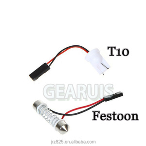 โดมแผนที่หลอดไฟ36 SMD 1210 3528 LED w5w c5wพู่ห้อยT10 BA9sแสงอะแดปเตอร์สีขาว12โวลต์รถโคมไฟตกแต่งภายในรถจัดแต่งทรงผม - Product Image 6