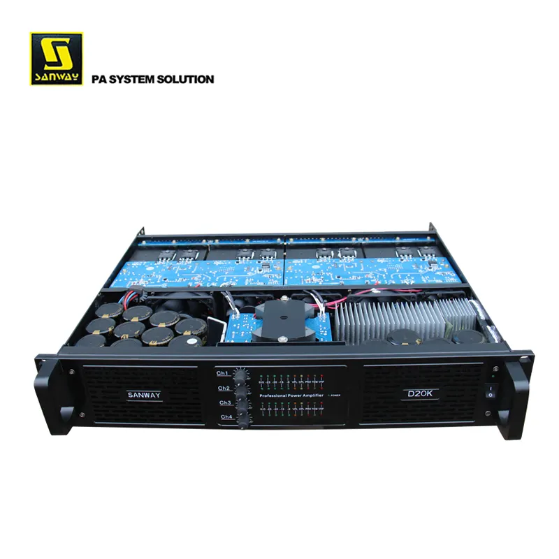 D20K Sanway 16000 Watt Clase D Profesional Dj Amplificador de potencia FP20000Q