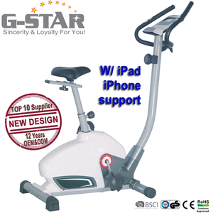 GS-8607H गर्म बिक्री जिम मास्टर व्यायाम साइकिल चुंबकीय kettler पार ट्रेनर बाइक - Product Image 4