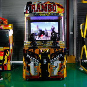 55インチスクリーン付き屋内アミューズメントアーケードランボガン射撃ビデオゲーム機シミュレーター