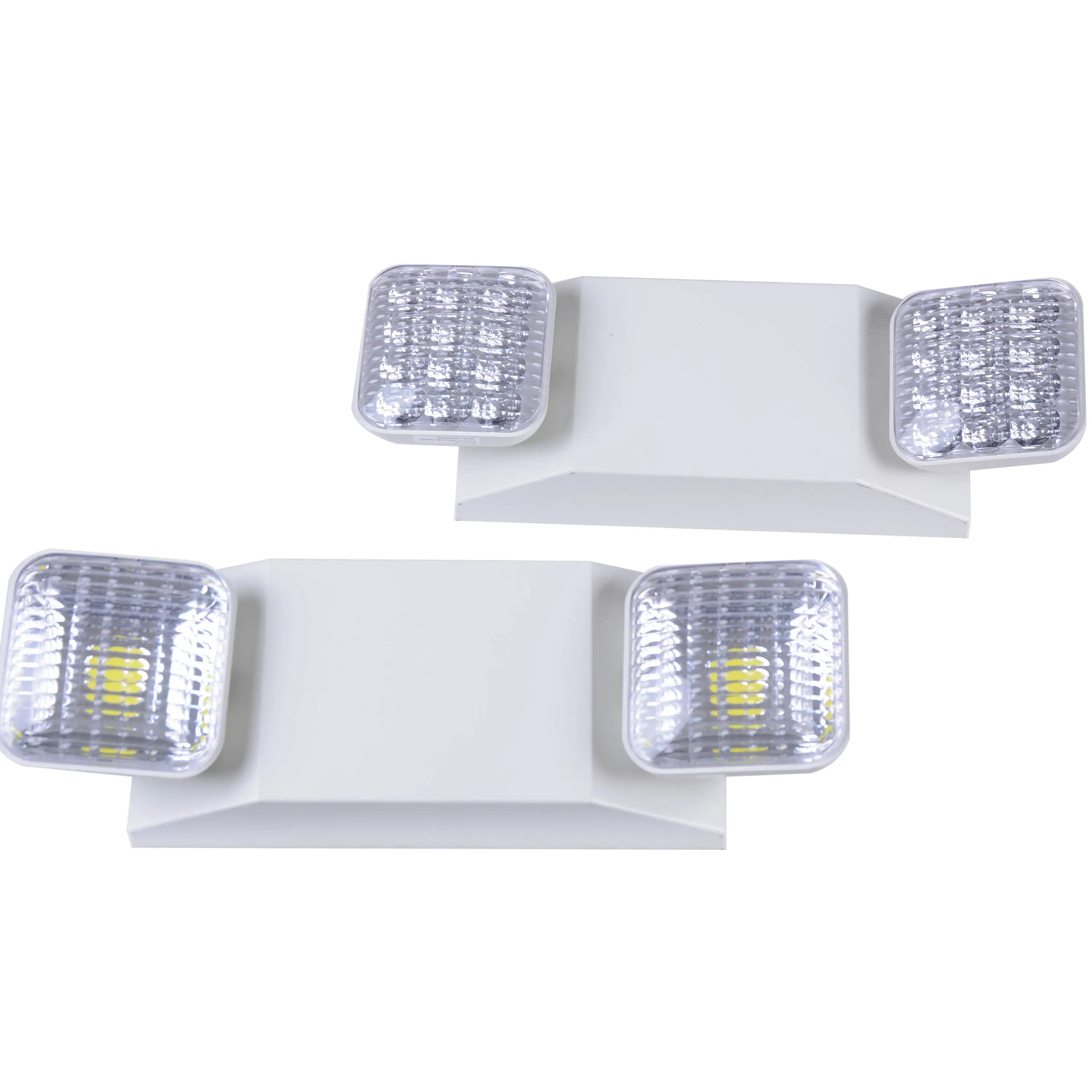 חירום LED אור כפול ראש חירום אור עם ממשק משתמש רשום led נטענת חירום אור