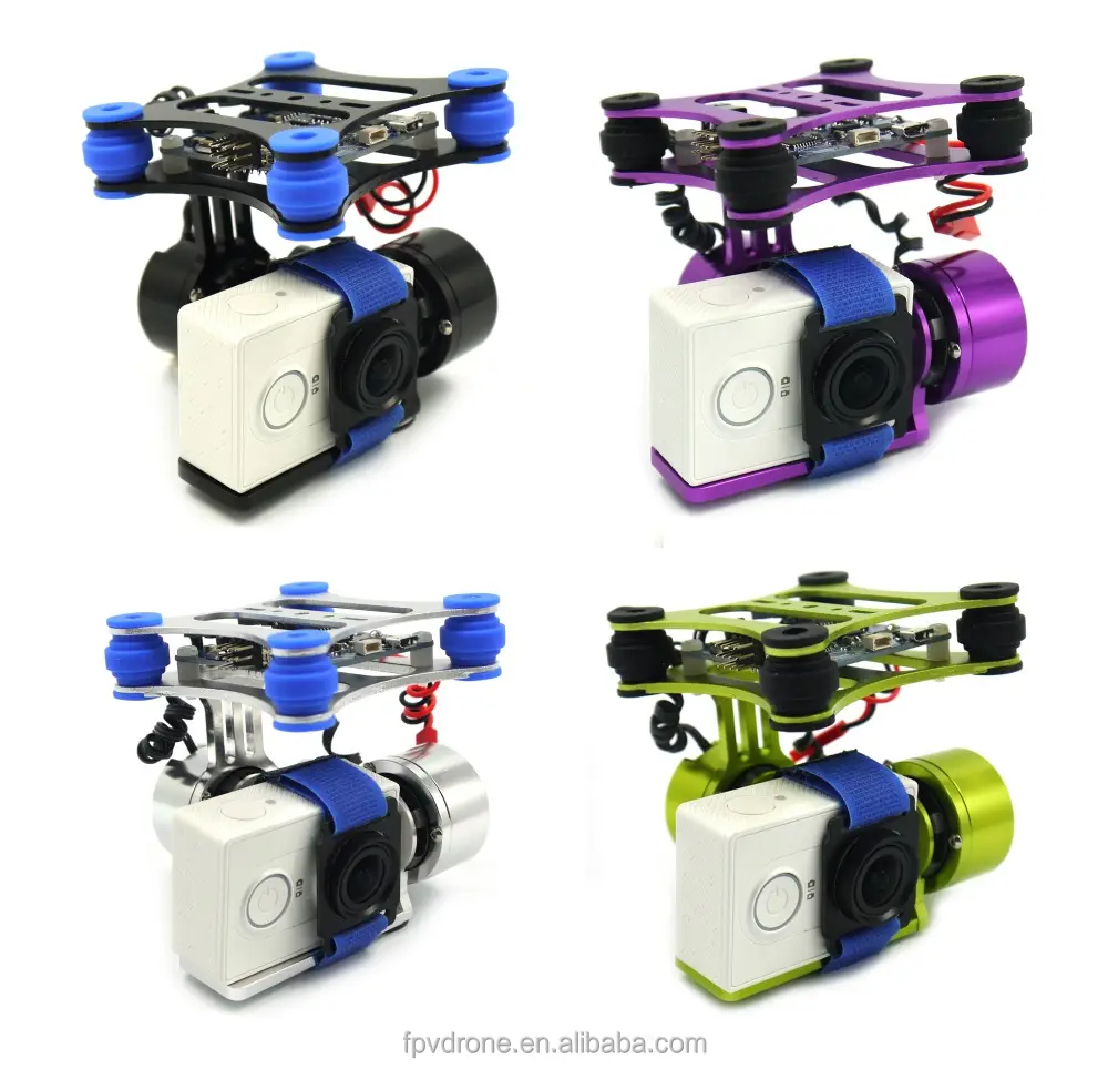 RTF 2 Axis Metal Brushless Gimbal w/ BGC Controller Board 2805 MotorsためGoPro 3 Camera 1 2 Walkera X350 Pro