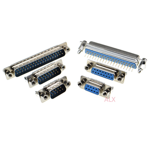 ด้วยสกรูคงที่ DP9 DP15 DP25 DP37ชายหญิง PCB เชื่อมต่อแทรกชนิดแผ่น D-Sub DB9 DB15 DB25 DB37 9/15/25/37 Pin - Product Image 3