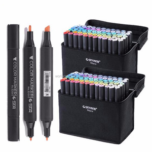 <strong>STA</strong> Color Double Headed Marker Pens Alcohol Based Ink Pens Drawing Artist's Painting Pen 6 12 24 48 60 Pcs/<strong>set</strong> - Product Image 1