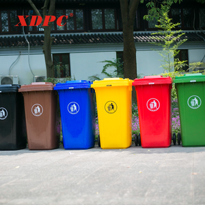 大型垃圾容器二手容器240升240l塑料轮子垃圾桶垃圾桶 - Product Image 2