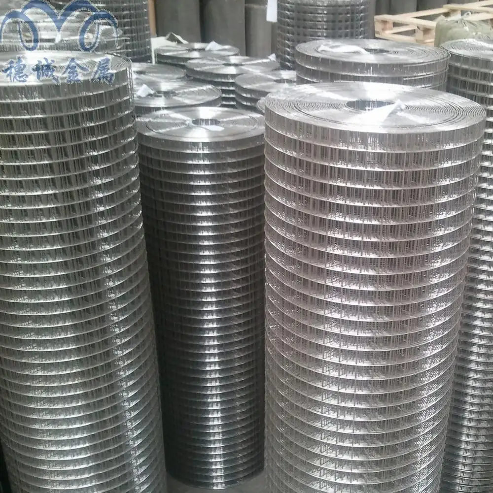 Guangzhou Della Fabbrica da 1/4 pollici 1/2 pollici in acciaio inox saldato maglia di filo/rete metallica saldati di compensazione