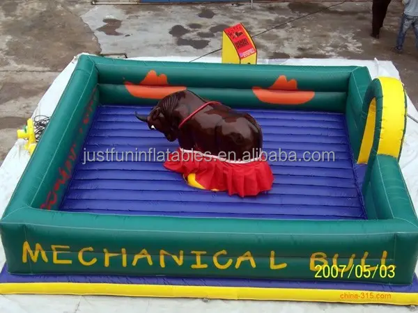 free optional color mats inflatable mechanical rodeo bull price for sale