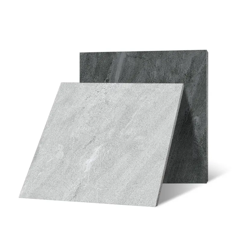 Il marmo di colore grigio 60x60 cm sembra una piastrella per pavimento rustica smaltata in porcellana lucida