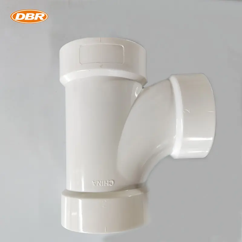 Plastic Drain Pipe Fitting 2 inch Tee Reducer PVC Pipe And Fittings /ASTM PVC Pipe Prices