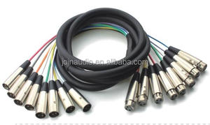 JFA serisi renkli OFC çok çekirdekli bağlantı sistemi sahne kablosu DB25 fiş 1/4 "Jack Stereo fiş yılan kablosu - Product Image 4