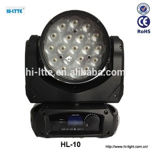 <span class=keywords><strong>19x10w</strong></span> sahne aydınlatma RGBW <span class=keywords><strong>led</strong></span> hareketli kafa yıkama( hl- 10)