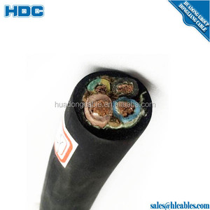 IEC 60228 450/500V H07RN-F重ゴム被覆フレキシブルケーブル黄緑色接地1x70mm2工場価格