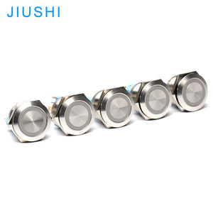 A22-11-<span class=keywords><strong>D</strong></span>-<span class=keywords><strong>S</strong></span> 22mm aydınlatmalı su geçirmez paslanmaz çelik basmalı <span class=keywords><strong>d</strong></span>üğme anahtarı 1NO1NC anlık Led Metal güç anahtarı 12V 24V 220V çin
