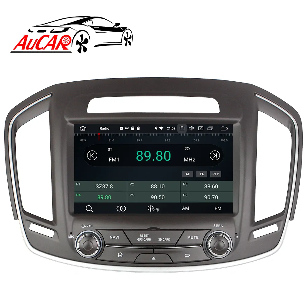 Автомагнитола AuCar 8 дюймов, мультимедийный видеоплеер на Android 10 с GPS для Buick Regal/Opel Insignia 2014-2016, автомобильный DVD-плеер, автостерео