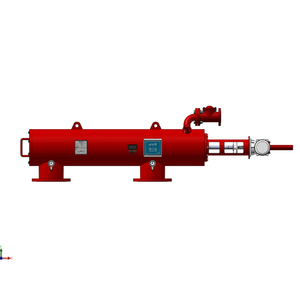 AIGER A200 Filtro de agua automático Autolimpieza Descarga trasera 1 año de garantía con componentes esenciales Motor de pantalla PLC Gear - Product Image 1