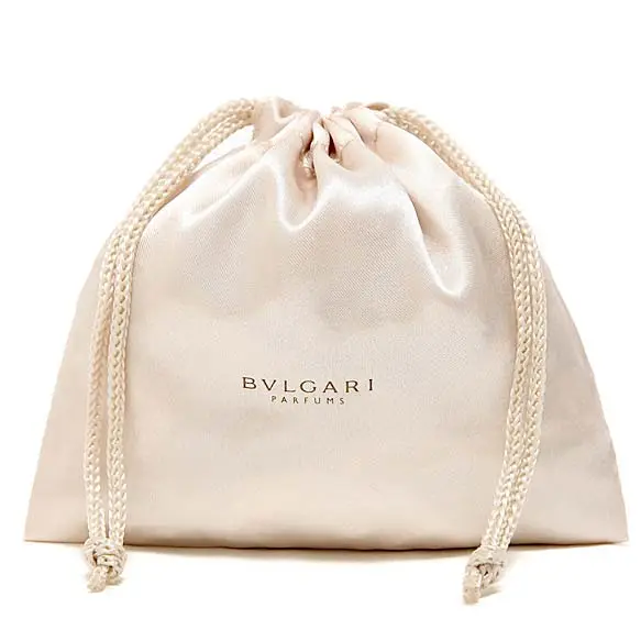 Yiwu groothandel promotie silky satin premium gift sieraden draw string bag