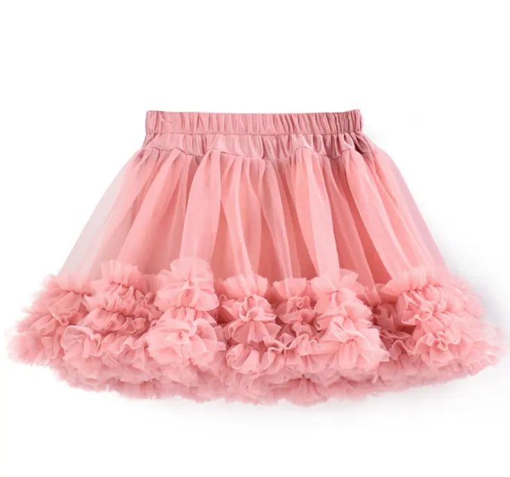 Las chicas forrado tutu pettiskirt bebé boutique vestido