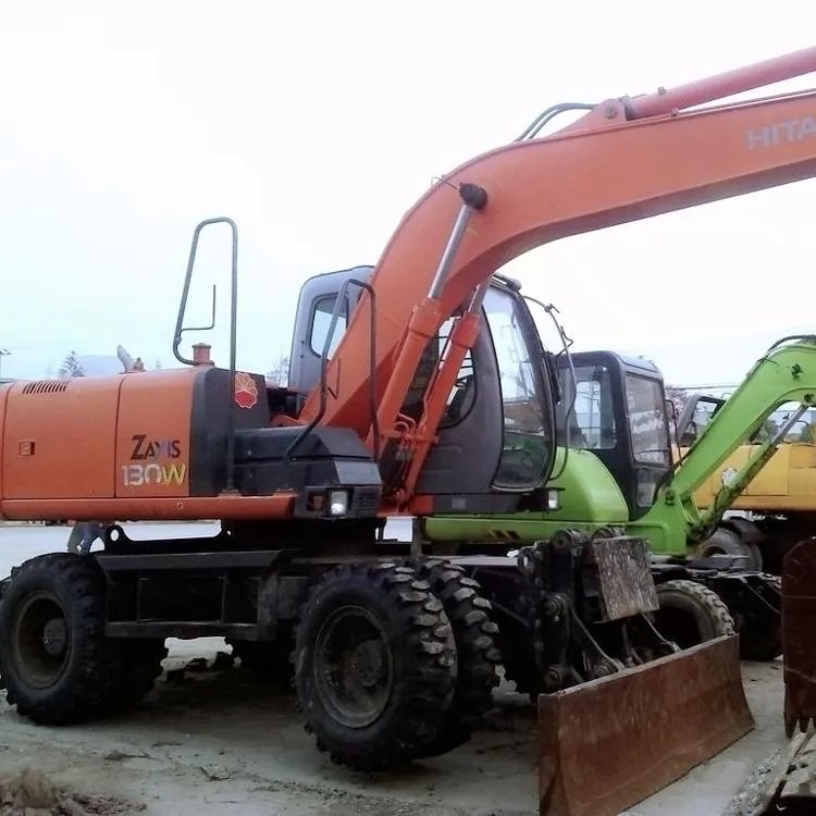 Gebruikt Hitachi Zx130w Mini Wiel Graafmachine