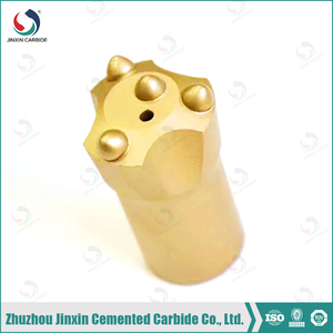 China Manufacture T38 R38 Gewinde bohrer 34mm konische Knopf bits zum Gesteins bohren - Product Image 4