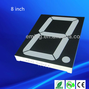 8&quot; Inch Dual Color <strong>7</strong> Seven <strong>Segment</strong> <strong>Led</strong> <strong>Display</strong> 1 <strong>Digit</strong>, Common Anode / Cathode - Product Image 3