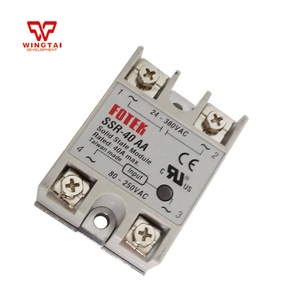 Высокая мощность 40A реле Fotek DC твердотельное реле SSR-40AA,SSR-40DA-H
