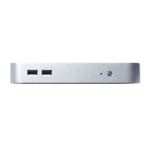 Intel 3855u integrado de aluminio Industrial Pc mini computadora con alimentación de CC