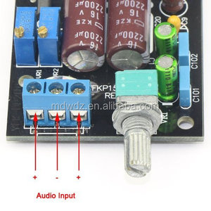 TA2024 Digital Audio Amplificatore Consiglio Computer PC HIFI AMP Speaker Modulo FAI DA TE-channel 3A/12 V di Alimentazione con 2200 UF/16 V Grande - Product Image 2