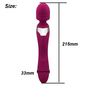 Silikon G nokta iki kafa şok kedi değnek masaj titreşim kadın için - Product Image 2