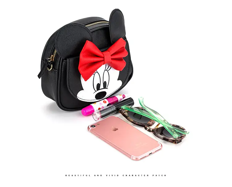 FAMA Audit Bag Cartoon Mickey Handbag Atacado OEM Fábrica Cor Bonito para Crianças Bolsa De Ombro