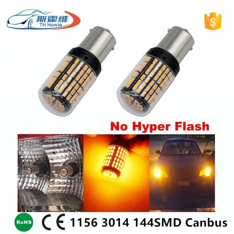 1156 BA15S 144 smd 3014 LED Canbus 1.5A Automatique Inverse Sauvegarde Feux Stop Arrière de Voiture Clignotants Pas Hyper Flash