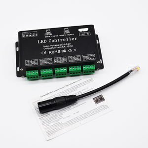 12 Channel <strong>LED</strong> DMX512 1990 Constant Decoder 5VDC to 24VDC 5A Per Channel <strong>PWM</strong> Output signal RJ45 - Product Image 5