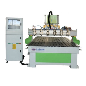 Enrutador CNC para relieve de madera, multihusillo con certificado CE, cuatro cabezales, 1325 kW, máquina enrutadora de madera para carpintería - Product Image 5
