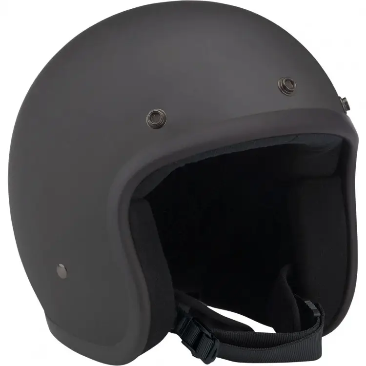 クロームシルバーオートバイオープンフェイスヘルメットヘルメット