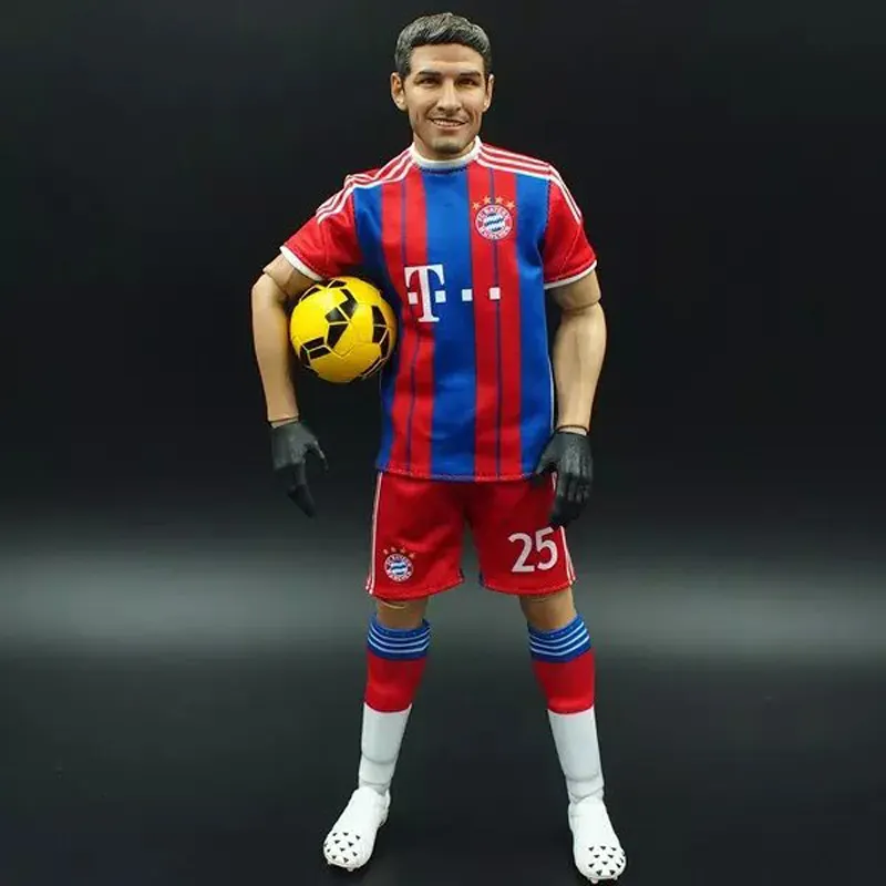 Commercio all'ingrosso giocatore di calcio da collezione figura di giocattoli di azione del basamento mini action figure