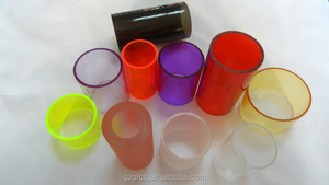 50mm şeffaf kırmızı akrilik tüp - Product Image 6