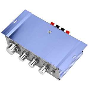 HY-2002 Hi-Fi DC 12V Mini Auto Car Stereo <strong>Amplifier</strong> 2 Channels <strong>Audio</strong> <strong>Amplifier</strong> Support CD DVD MP3 <strong>Input</strong> for Car Motorcycle Home - Product Image 2