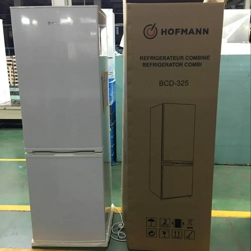 Refrigerador de doble puerta refrigeradores de puerta de vidrio para el hogar refrigerador grande de doble puerta