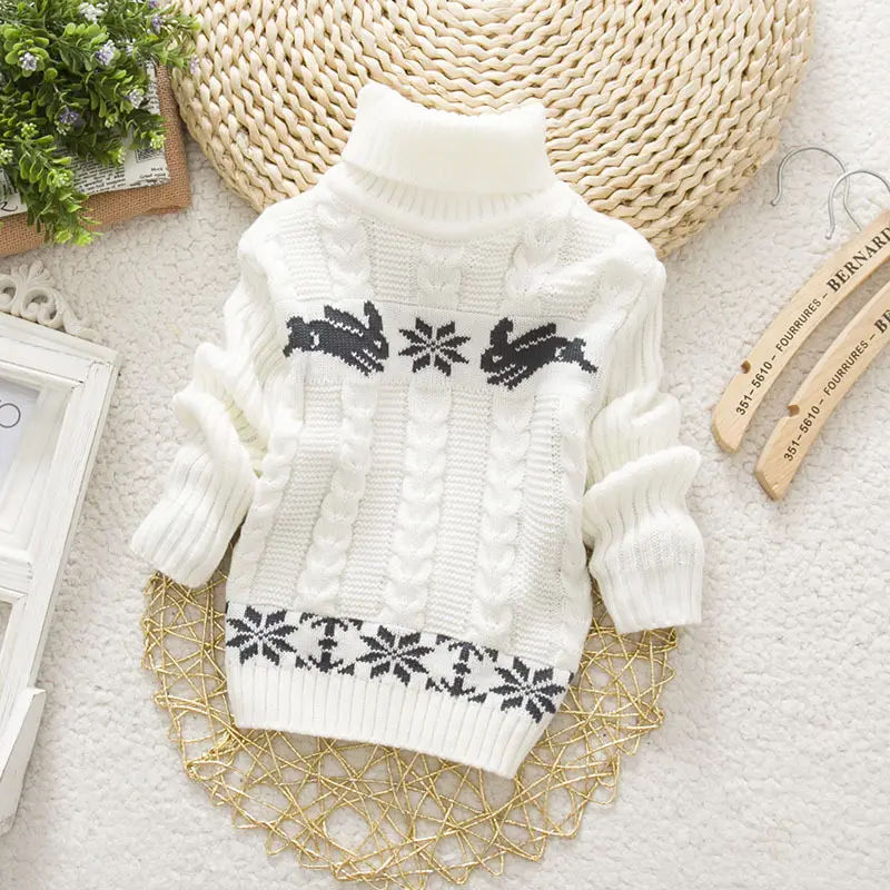 Suéter hecho a mano de lana de niña de diseño bordado de moda de proveedor de China