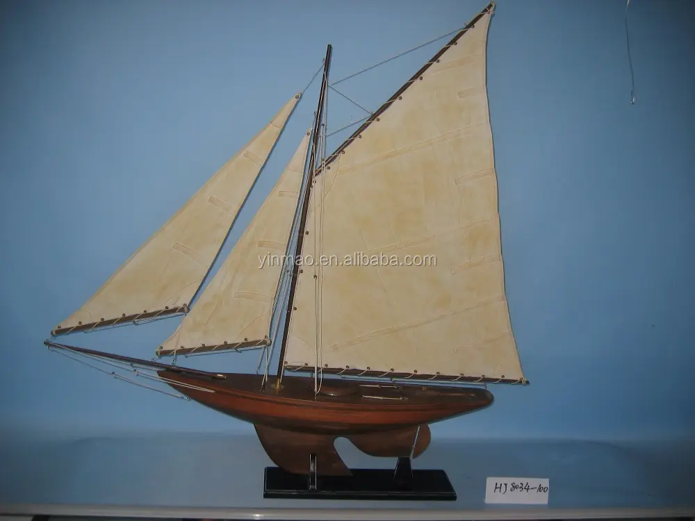 "BERMUDA SAVEIRO" de madeira modelo barco à vela, 92x15x95cm, scratch acabamento antigo, replic navio iate modelo de navio, marinha souvenir