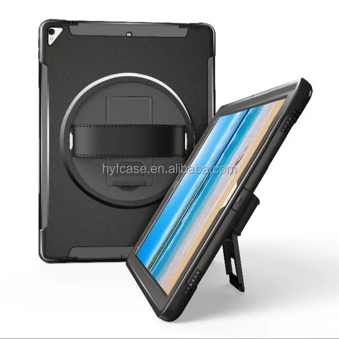 Fulcrum HandストラップTPU PC NonのAntiドロップTablet Case For IPad Air 1 2 Stand Cover For Ipad Pro 9.7 10.5 12.9 2017