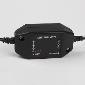 Fabbrica Mini LED manopola Dimmer DC12V 2A in linea PWM Dimmer Controller con Jack a corrente continua per 5050 2835 illuminazione a strisce LED monocolore - Product Image 4