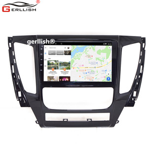 9 "Màn hình cảm ứng <span class=keywords><strong>Android</strong></span> Car DVD đa phương tiện Video Player cho MITSUBISHI PAJERO thể thao 2015 2018 GPS navigation được xây dựng trong Wifi - Product Image 1