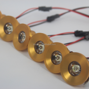 Dropshipping ไฟสปอตไลท์ LED ขนาดเล็ก1W,โคมไฟปิดภาคเรียน15มม. ไฟเพดานห้องครัวในบ้าน DC3V/12V IP65มุมลำแสง30D/120D - Product Image 2