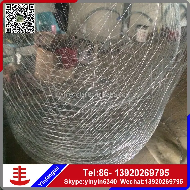 China pescado olla de malla de alambre galvanizado neto usos de alambre de pescado de malla de alambre