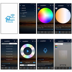 RGB волшебный домашний Wifi светодиодный RGB контроллер DC12V мини Wifi беспроводной контроллер для RGB Светодиодные полосы света - Product Image 4