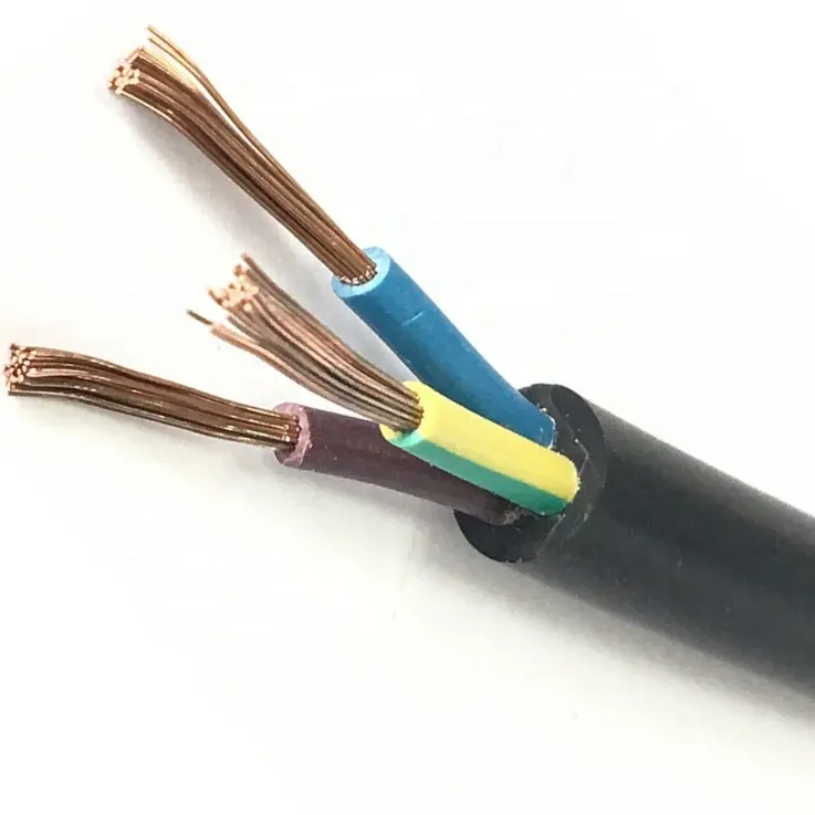 China Vervaardigen Van Ningbo Of Shanghai 4*6 Kabel Flexibele Elektrische Kabel Prijs Van 2 Core Pvc Schede Power kabel