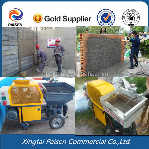 220v/380v/diesel Motor Wall Cement Plaster Machine/mortar Spraying Pump