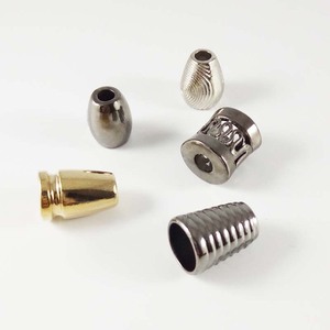 新しい到着ベルストッパースプリングバックル金属コードエンド水着コード引き出しプラスチックストッパーエンドコードロッククリップ