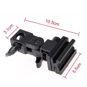 B Tipi Evrensel Dağı Flaş Sıcak Ayakkabı Adaptörü Tetik Şemsiye Tutucu Dönebilen Işık Braketi Standı - Product Image 2